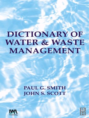 cover image of Dictionary of Water and Waste Management